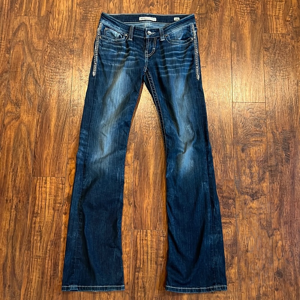 BKE Stella low rise bootcut jeans